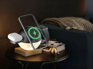Photo - Porodo Orbix 3-in-1 Wireless Charger With Adjustable Ambient Light