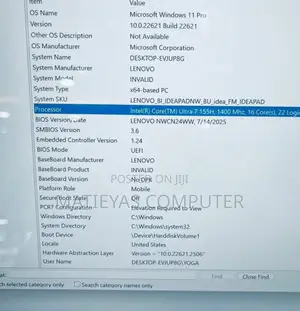 New Laptop Lenovo 16GB Intel Core Ultra 7 SSD 512GB