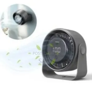 Photo - Porodo Flura Mini Cooling Fan With Desktop Wall Mount