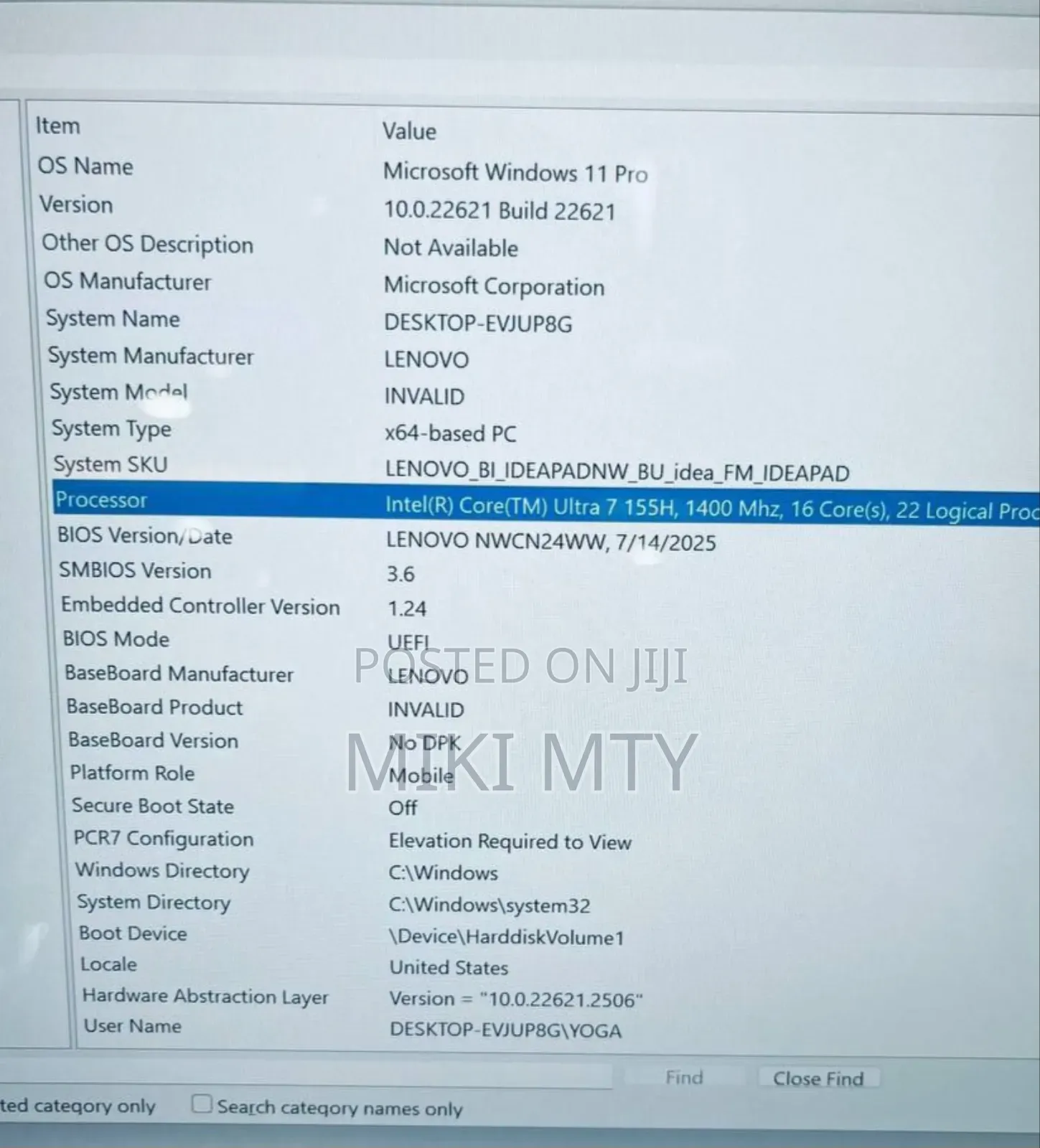 New Laptop Lenovo Yoga 2 16GB Intel Core Ultra 7 SSD 512GB