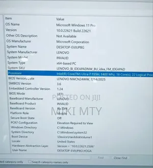 New Laptop Lenovo Yoga 2 16GB Intel Core Ultra 7 SSD 512GB
