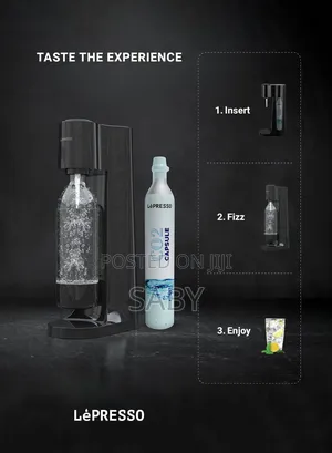 Lepresso Sparkling Water Instant Carbonation