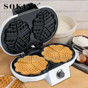 Photo - Sokany Double Heart Waffle Maker