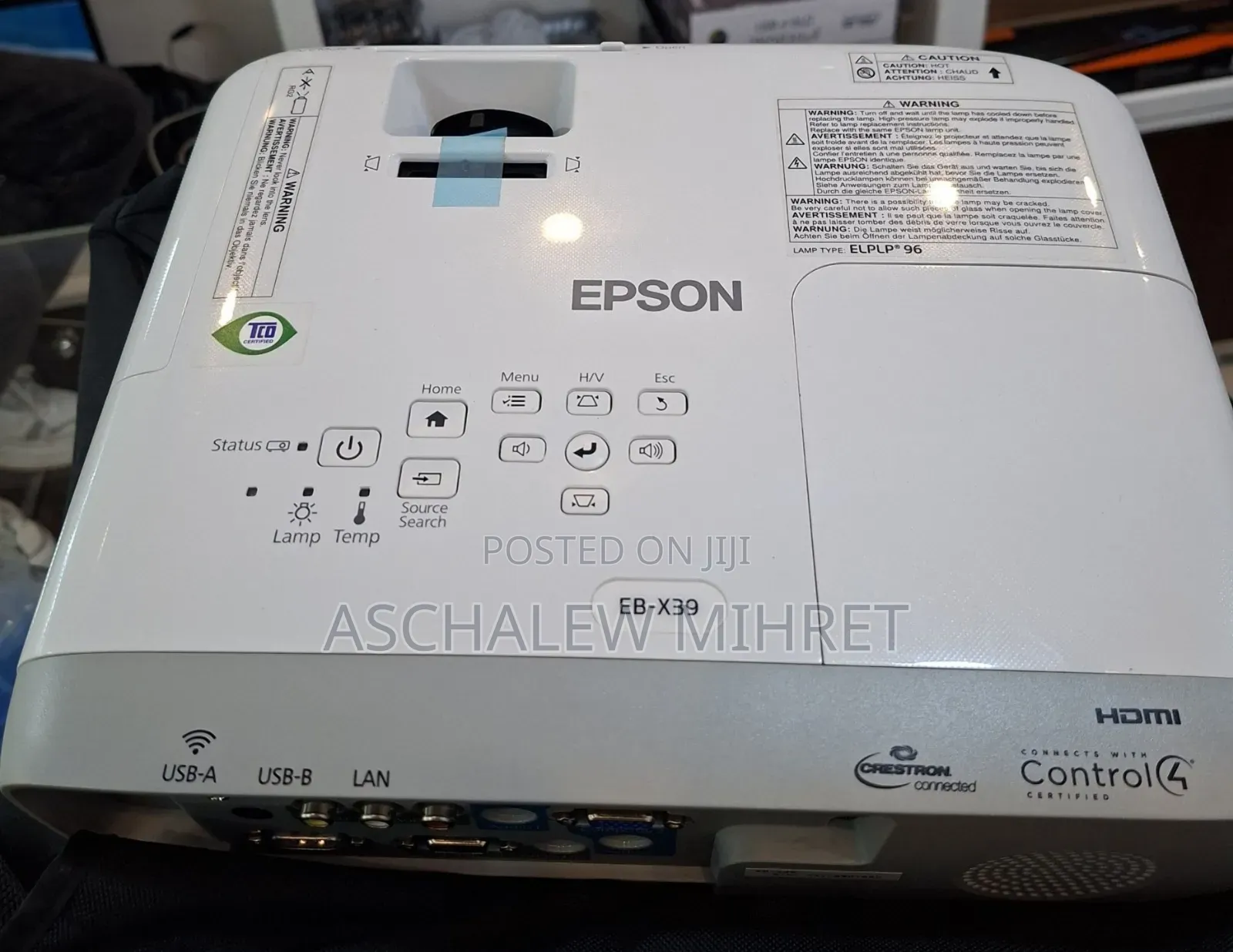 Brand New Epson Projector Has Remote and Bag Model Name: Eb-X39