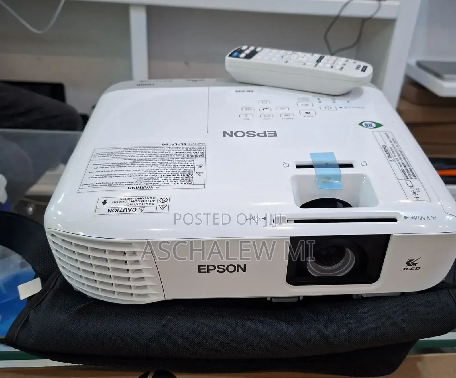 Brand New Epson Projector Has Remote and Bag Model Name: Eb-X39