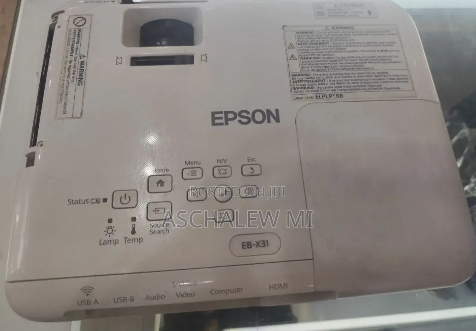 Epson Projector Model Name: Eb-X31 Hardware