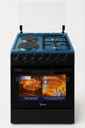 Photo - Midea 60×60 Stainless Oven – Powerful Baking, Grilling Cooking