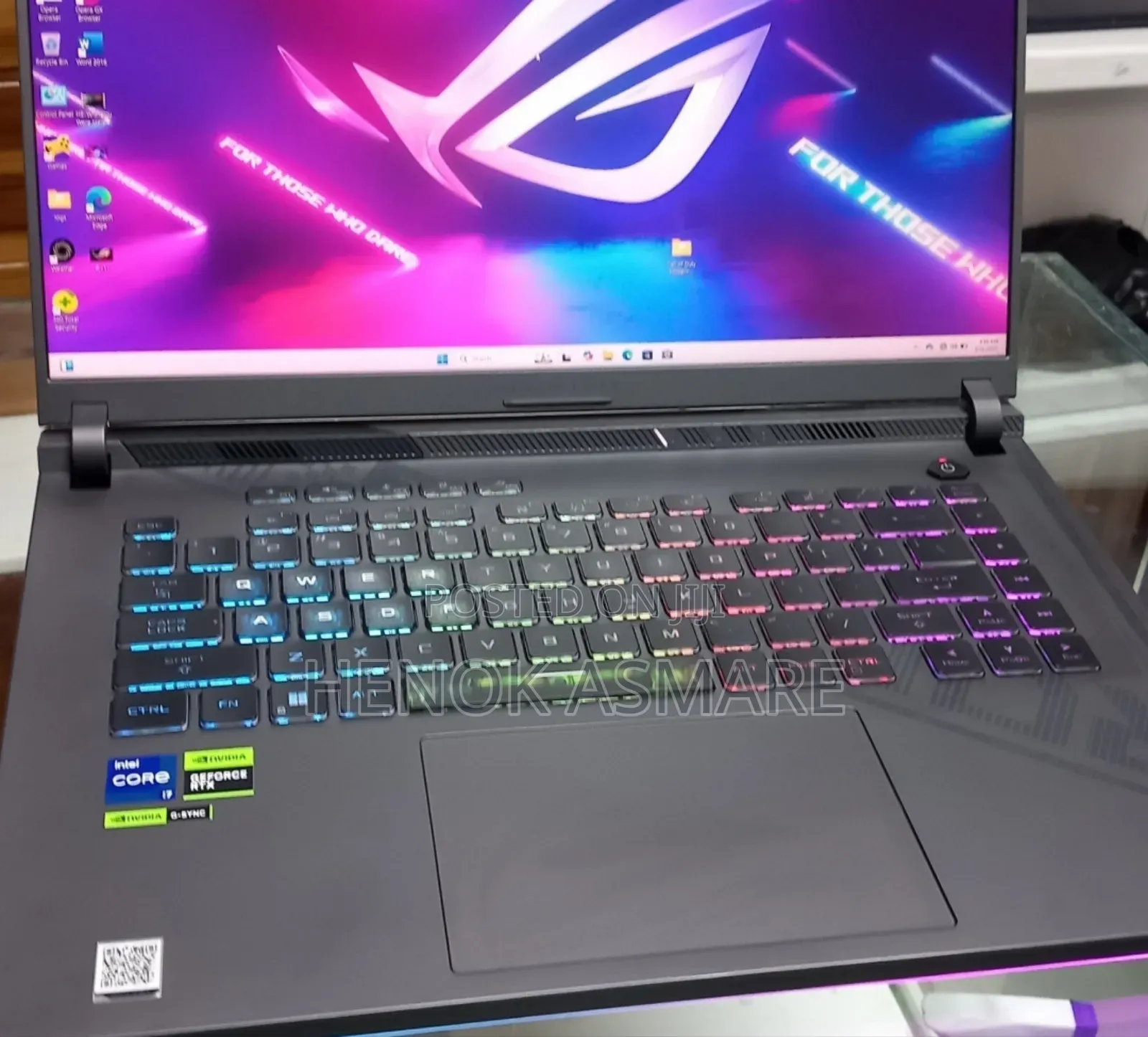 New Laptop Asus ROG Strix G15 16GB Intel Core I7 SSD 1T