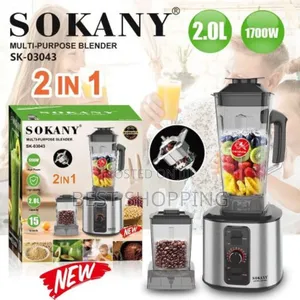 Photo - Sokany Heavy Blender Commercial Juicer 2 Liter