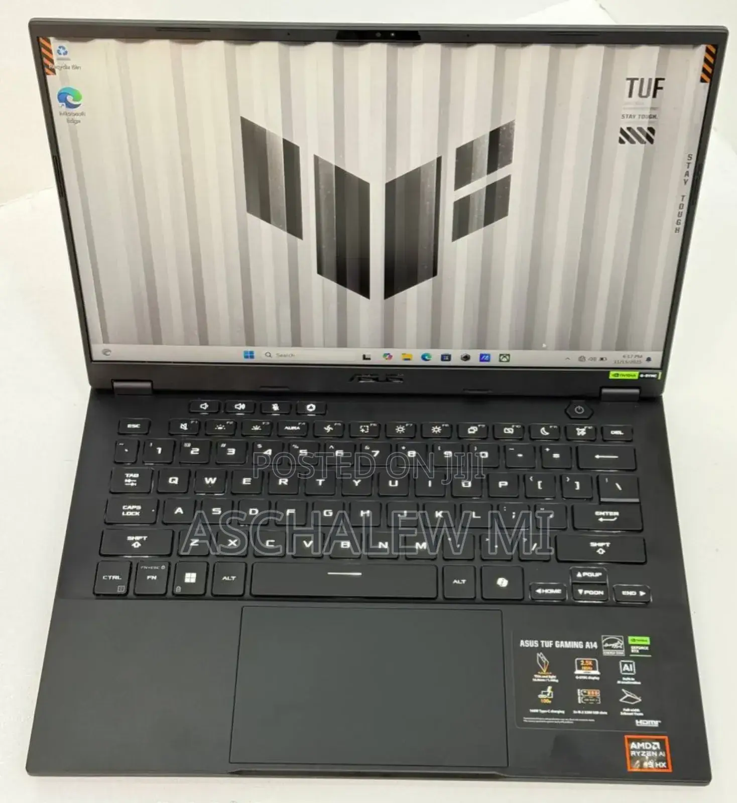 New Laptop Asus TUF Gaming A15 16GB AMD Ryzen 9 SSD 1T