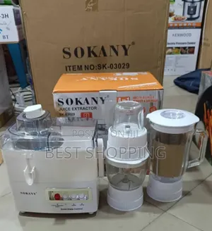 Photo - Sokany 4 in 1 Juice Extractor Juicer, Blender, Mincer, and Grinder