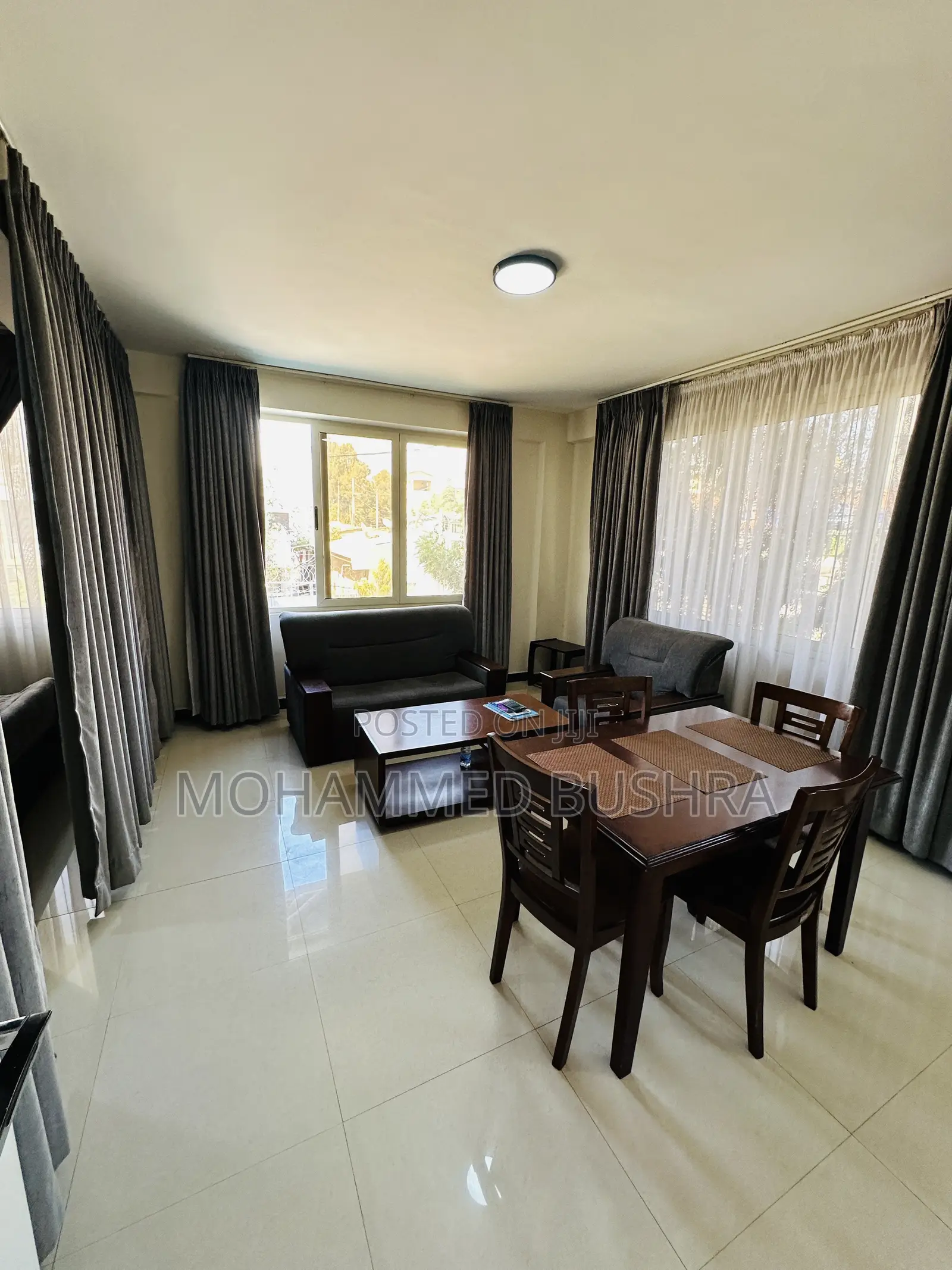 Furnished 1bdrm Apartment in Zamzam, Bole for rent
