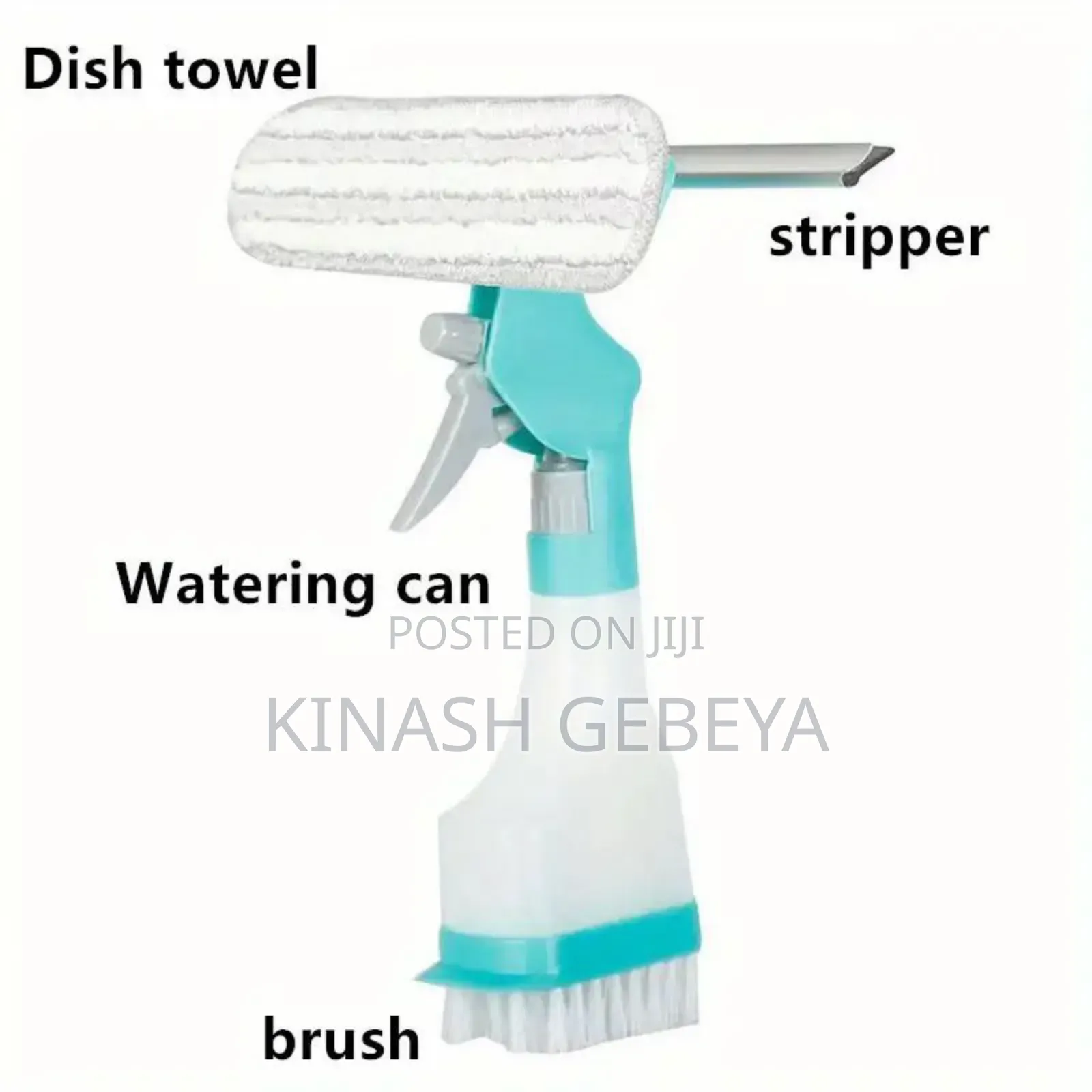 Spraying Window Cleaning Brush