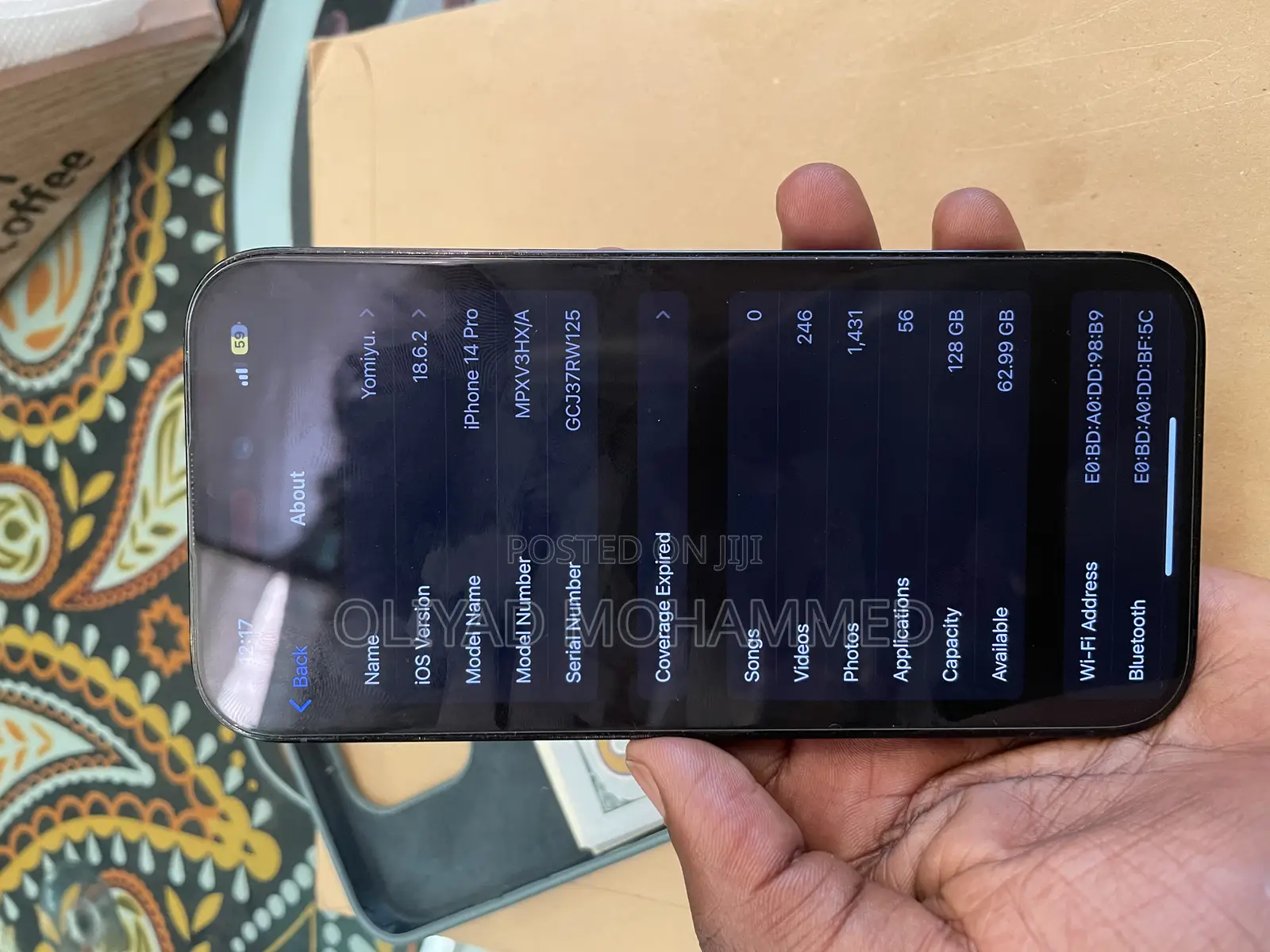 Apple iPhone 14 Pro 128 GB Black