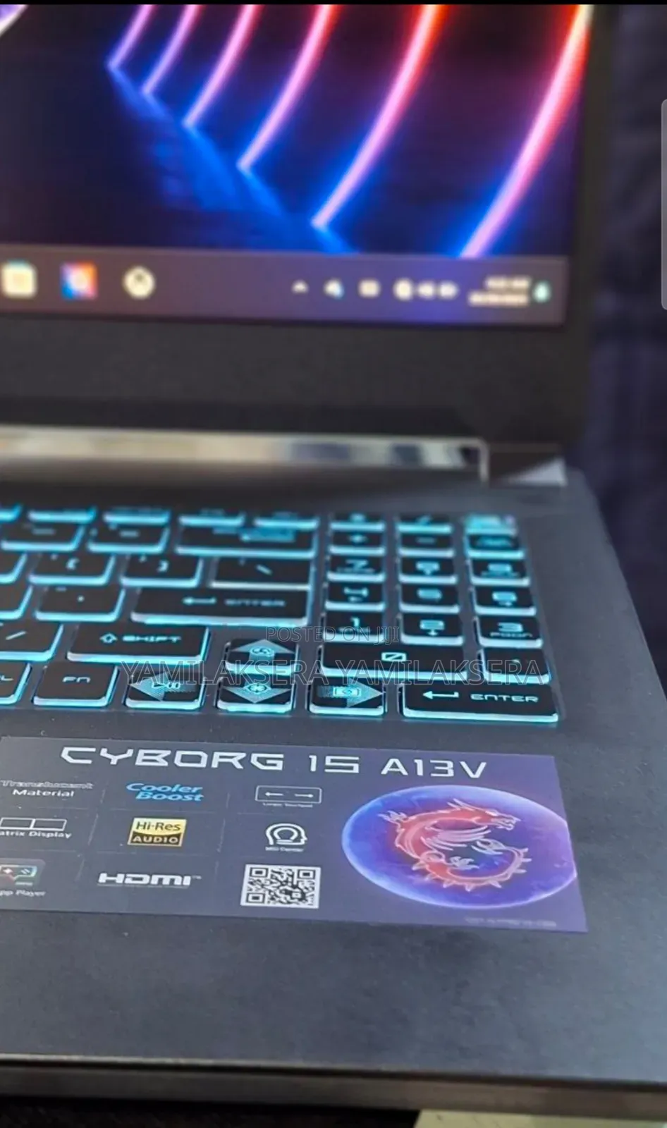 New Laptop MSI Cyborg 15 16GB Intel Core I7 SSD 512GB