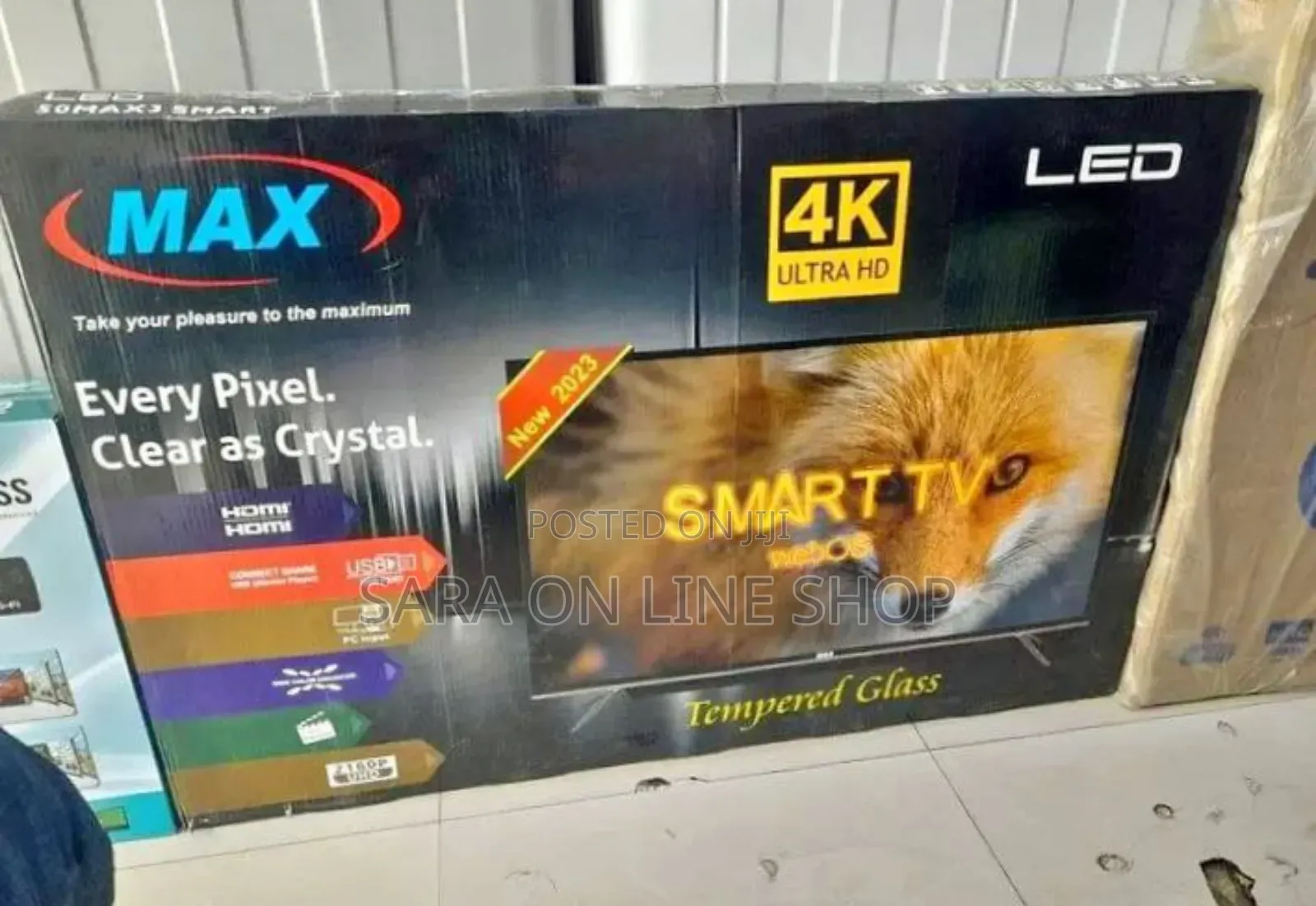 *Max 55" Led Smart Tv Free Delivery 10year Warranty