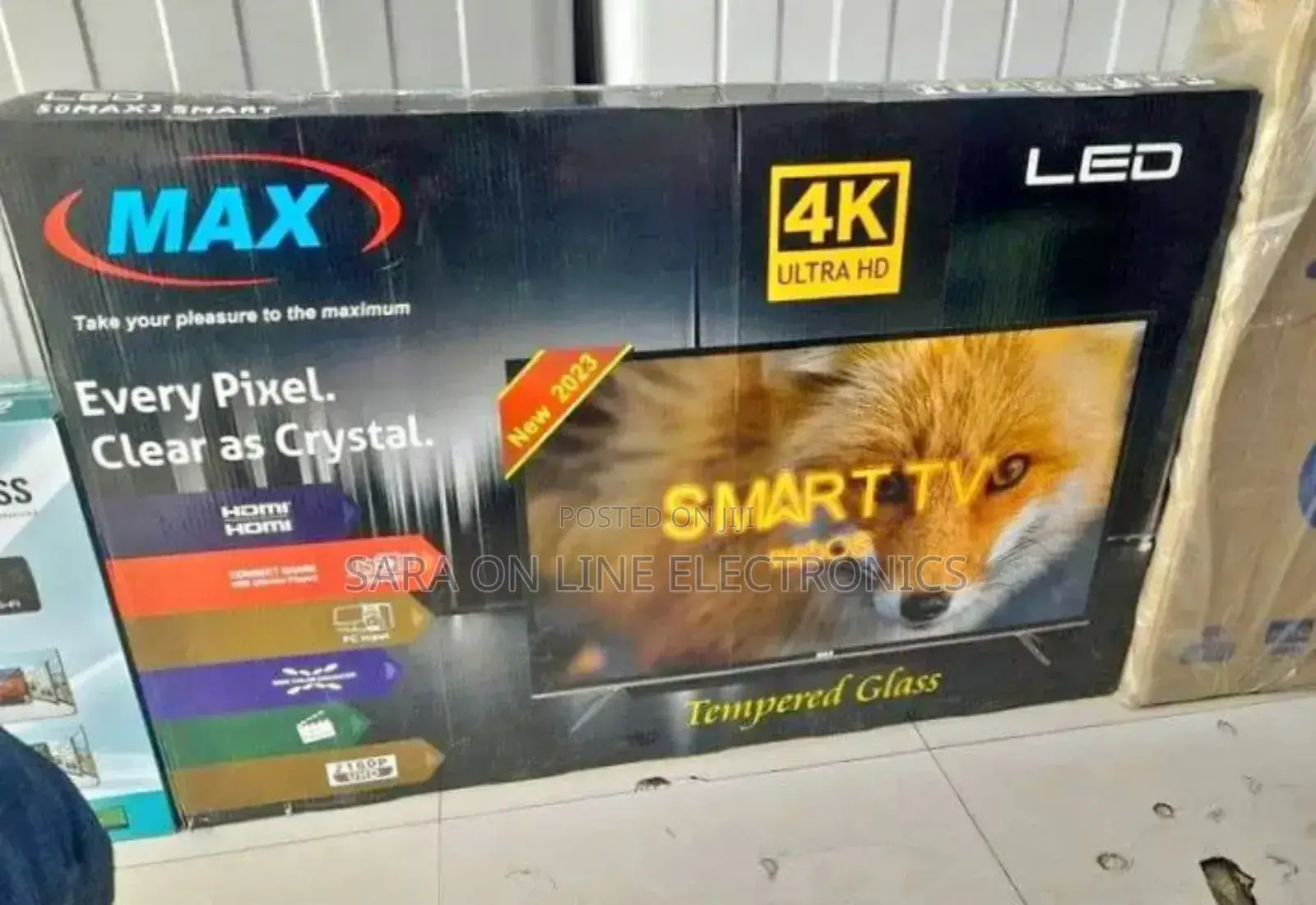 *Max 55" Led Smart Tv Free Delivery 10year Warranty