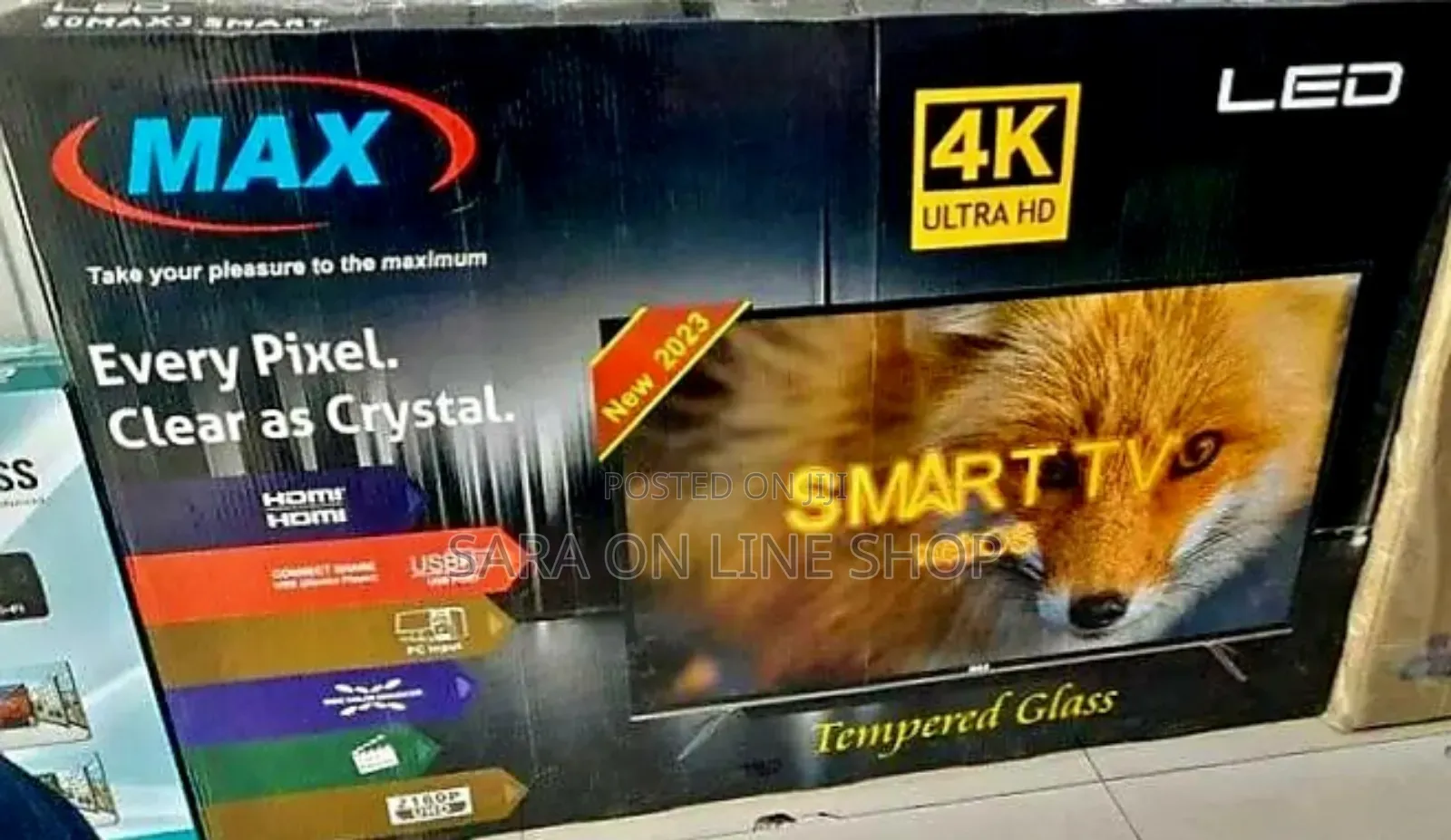 *Max 55" Led Smart Tv Free Delivery 10year Warranty