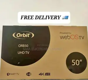 >Orbit 50" Smart Led Tv >Free Delivery 10year Warranty