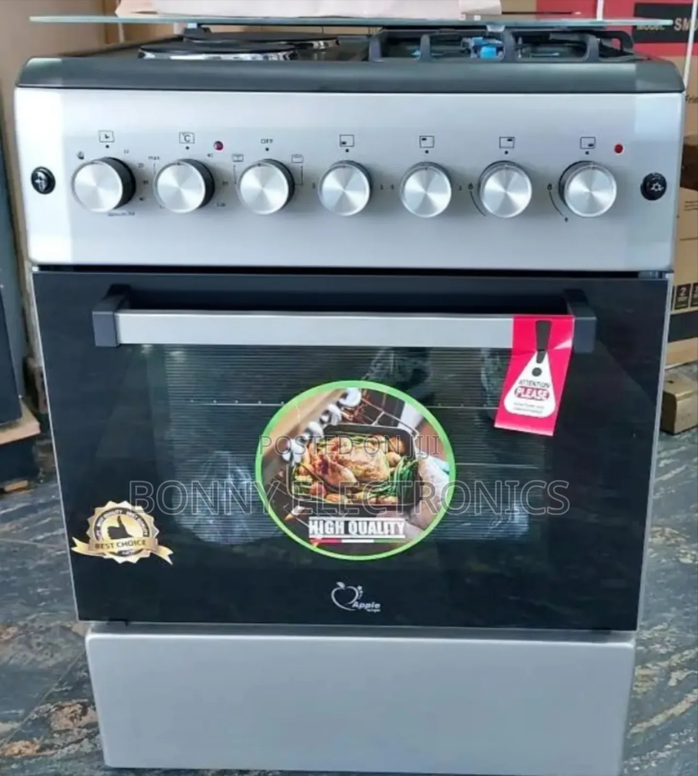 Apple Free Standing Oven - 60*60