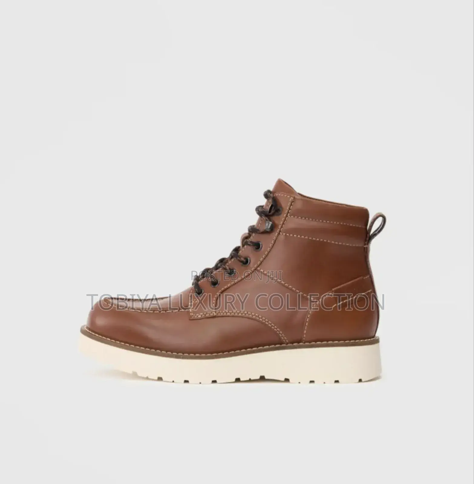 Tommy Hilfiger Lace-Up Ankle Boots - Cognac 29,900 Birr