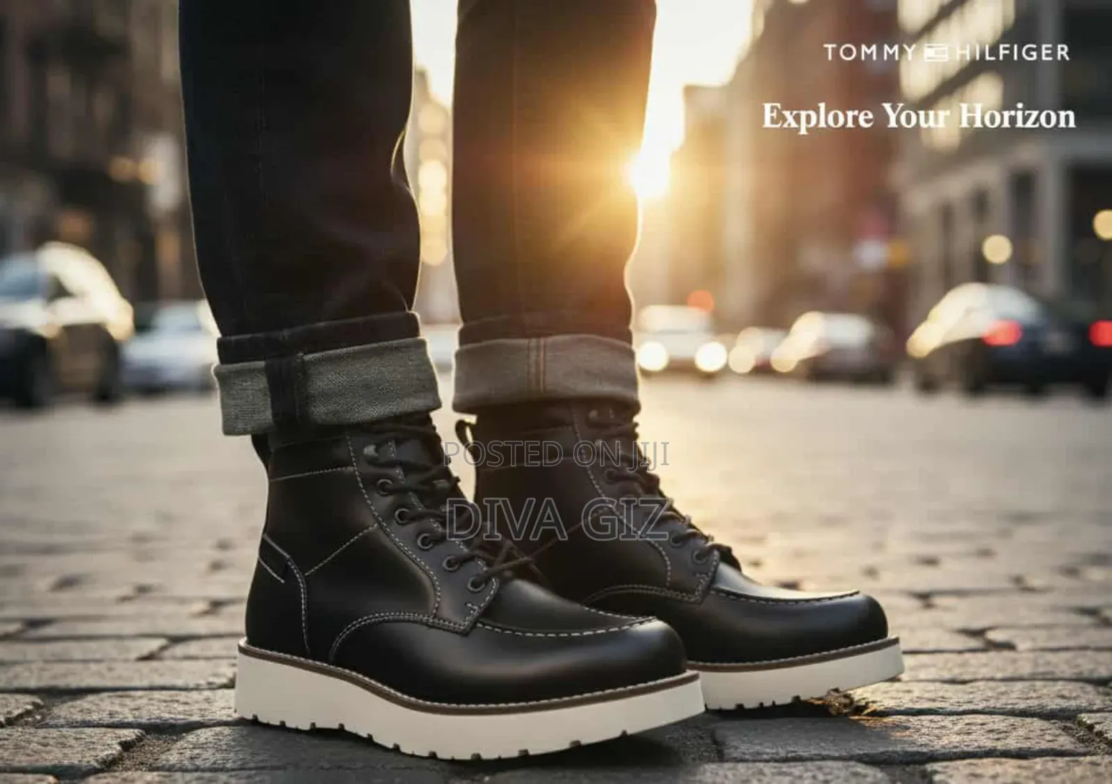 Tommy Hilfiger
Lace-Up Ankle Boots - Black
28,000 Birr