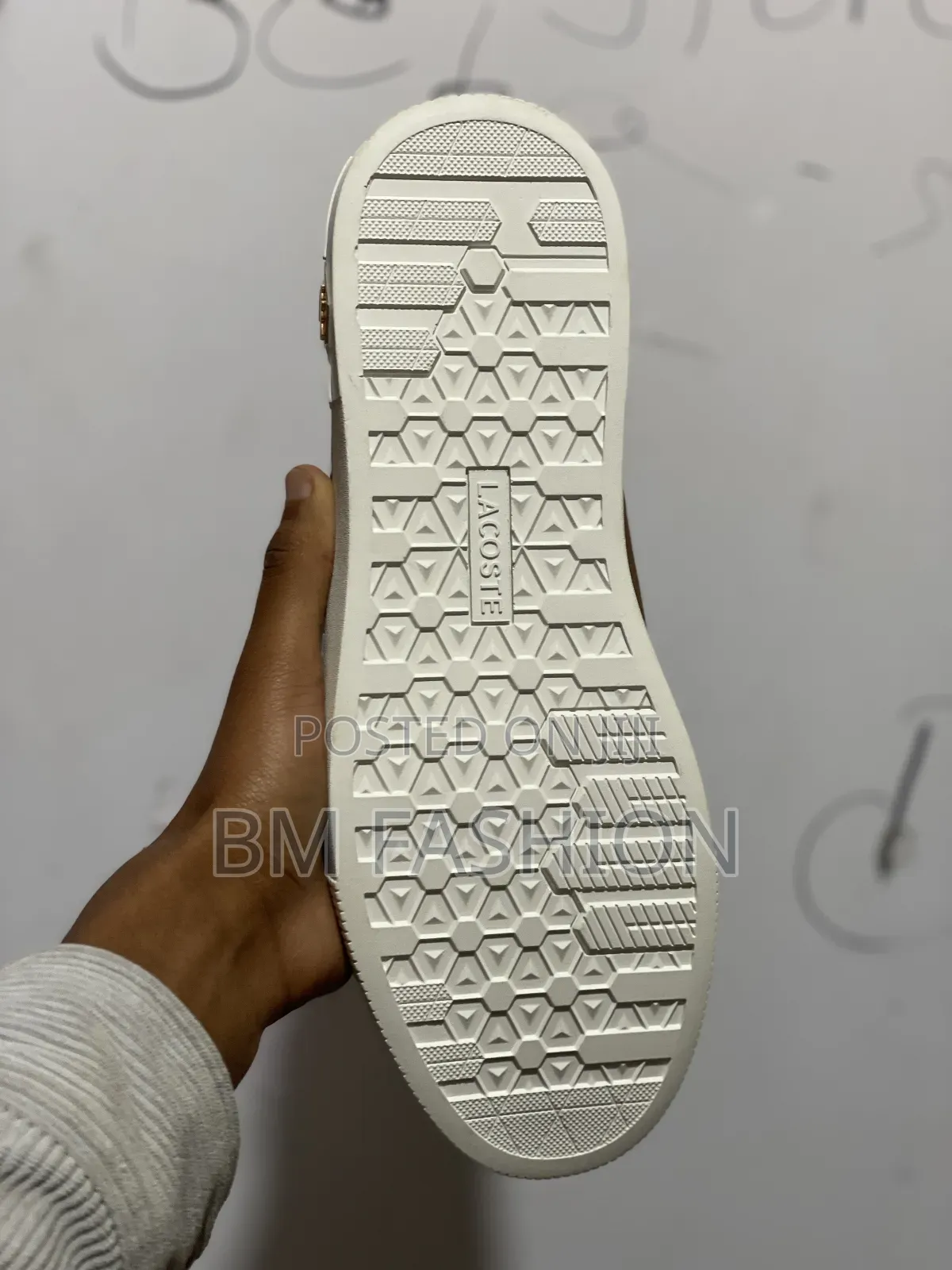 Lacoste Master Quality Brown Leather-Look Sneakers