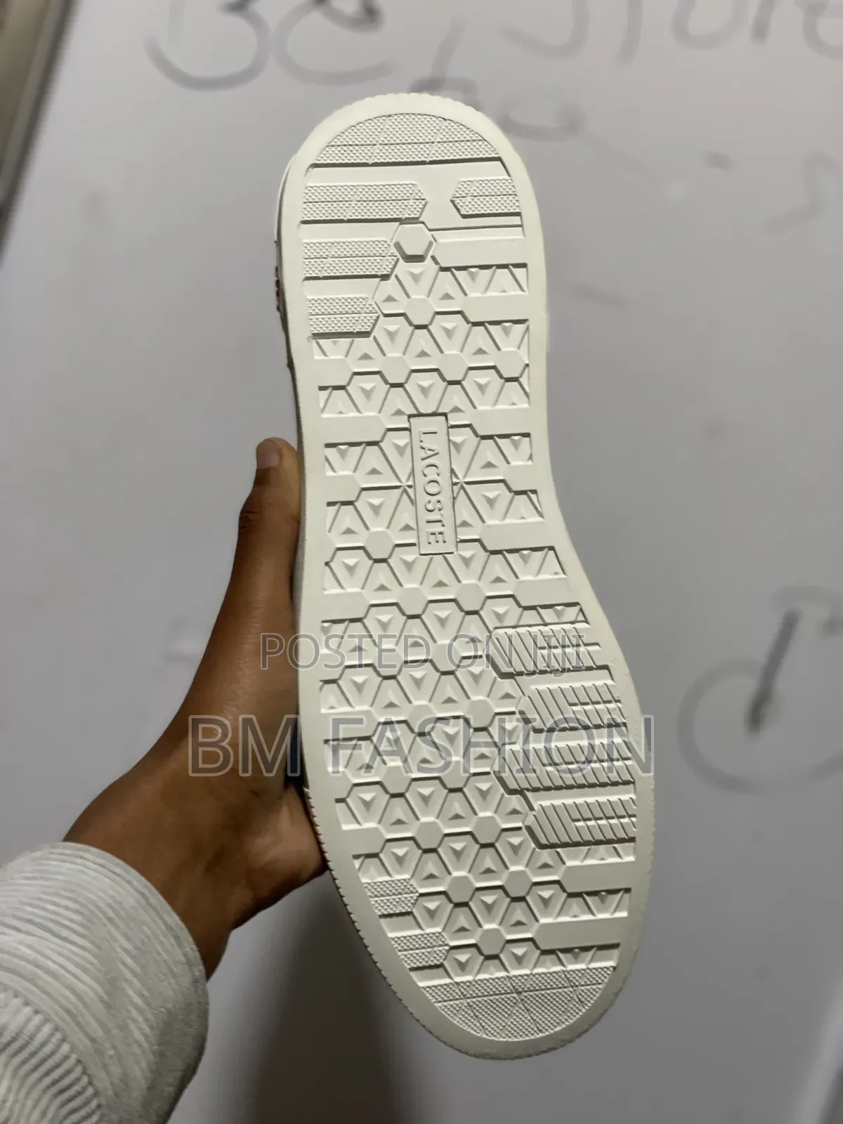 Lacoste Navy Perforated Sneakers