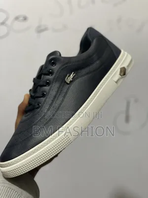 Lacoste Navy Perforated Sneakers