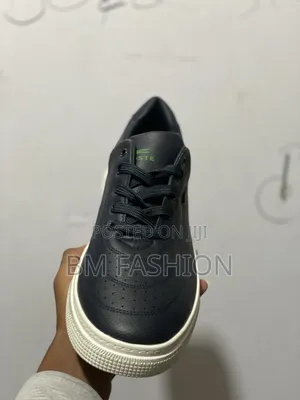 Lacoste Navy Perforated Sneakers