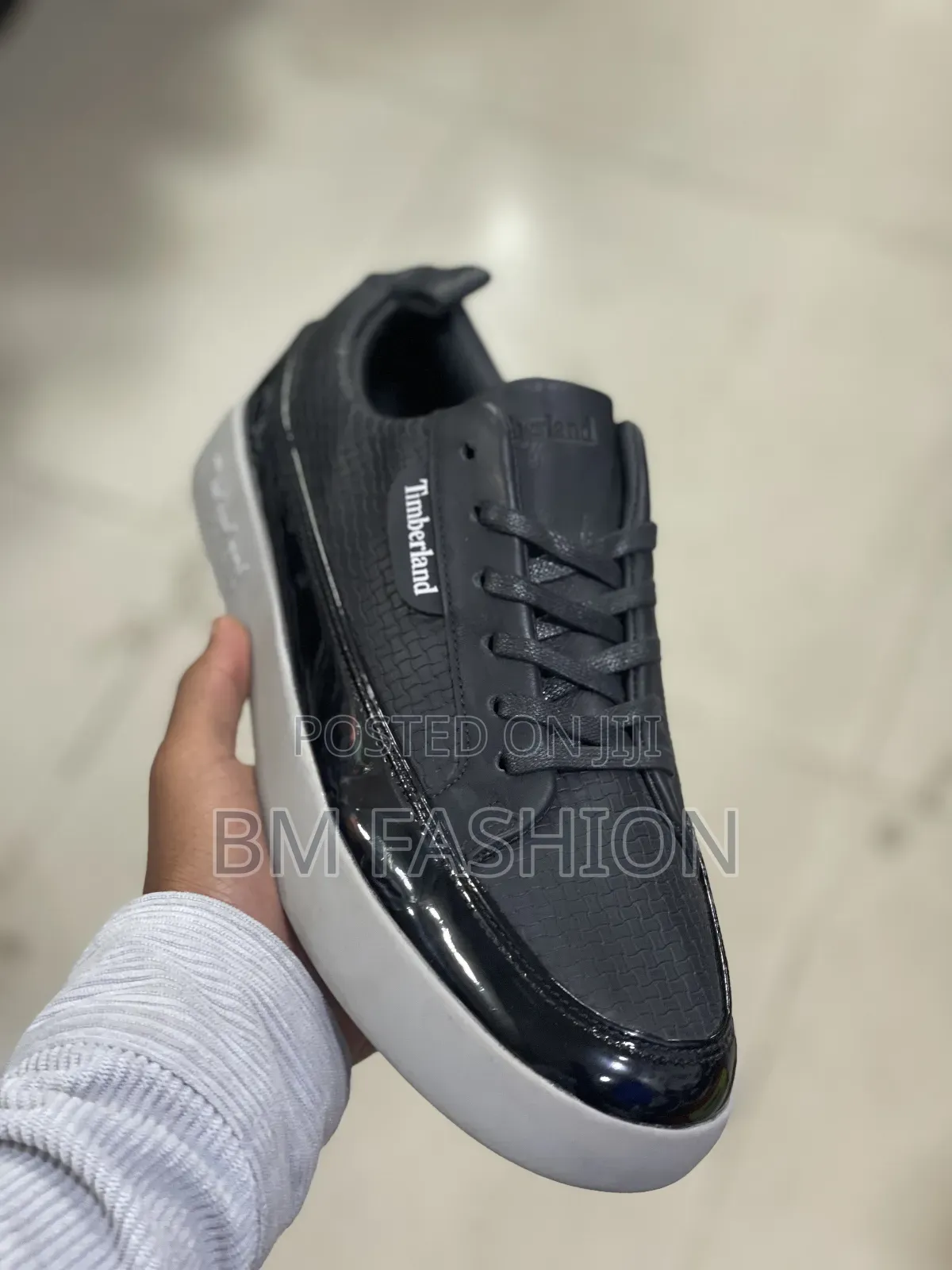 Timberland Men's Black Textured Shoes