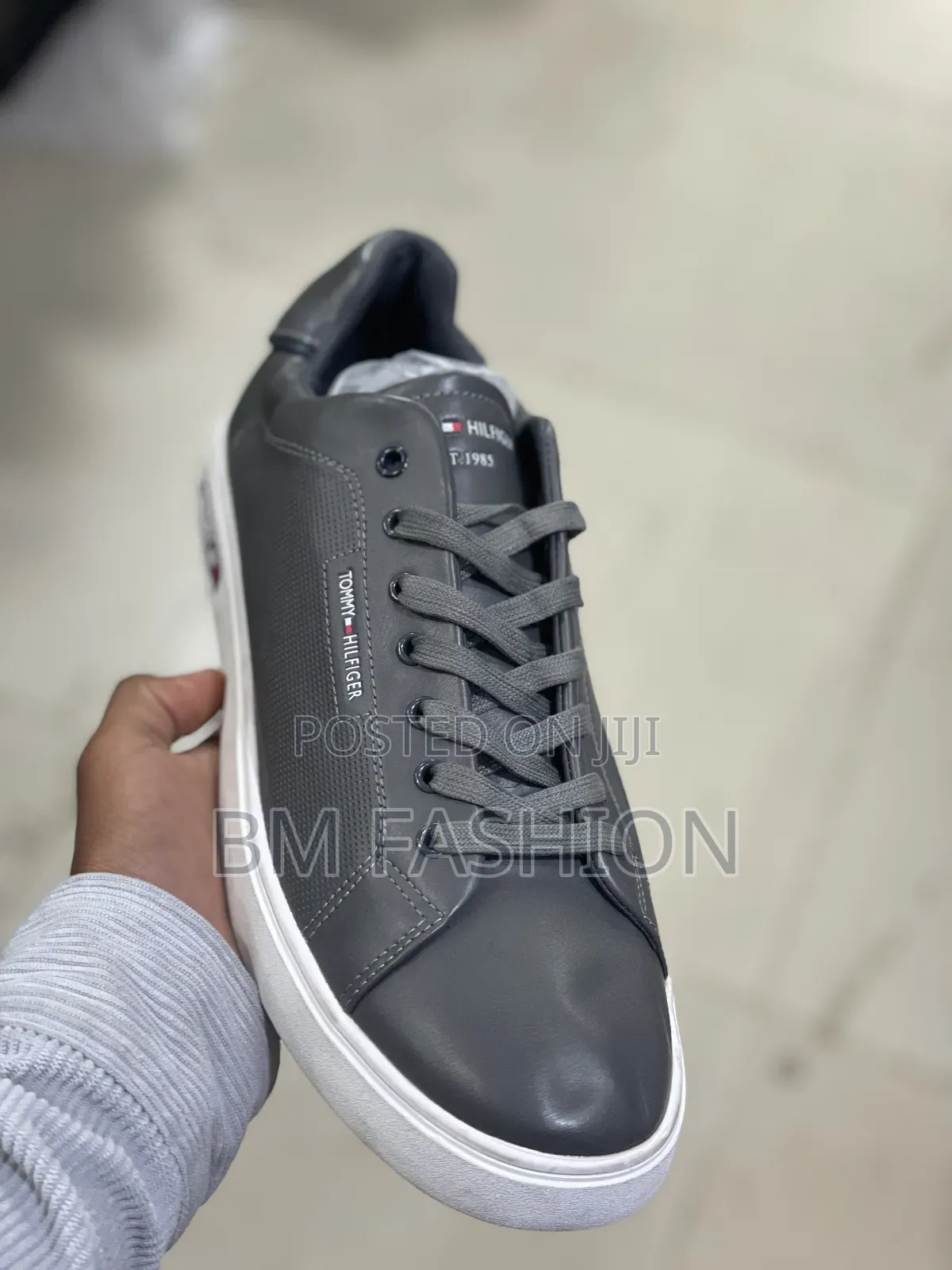 Tommy Hilfiger Men's Grey Casual Shoes