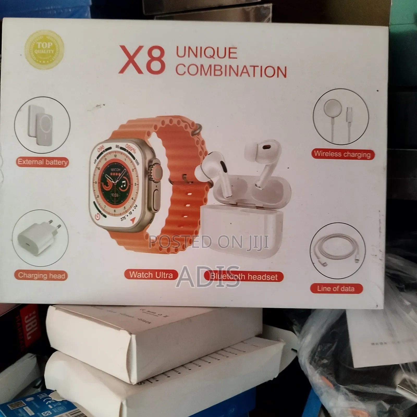 X8 Smart Watch Combo.