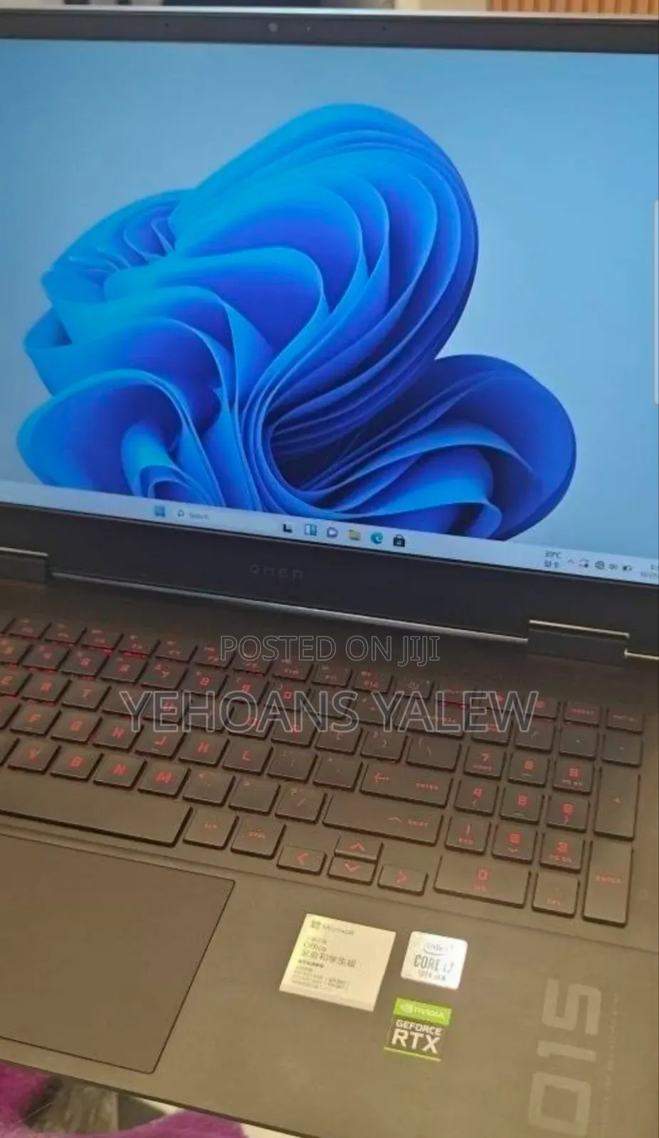 New Laptop HP Omen 15 16GB Intel Core I7 SSD 1T