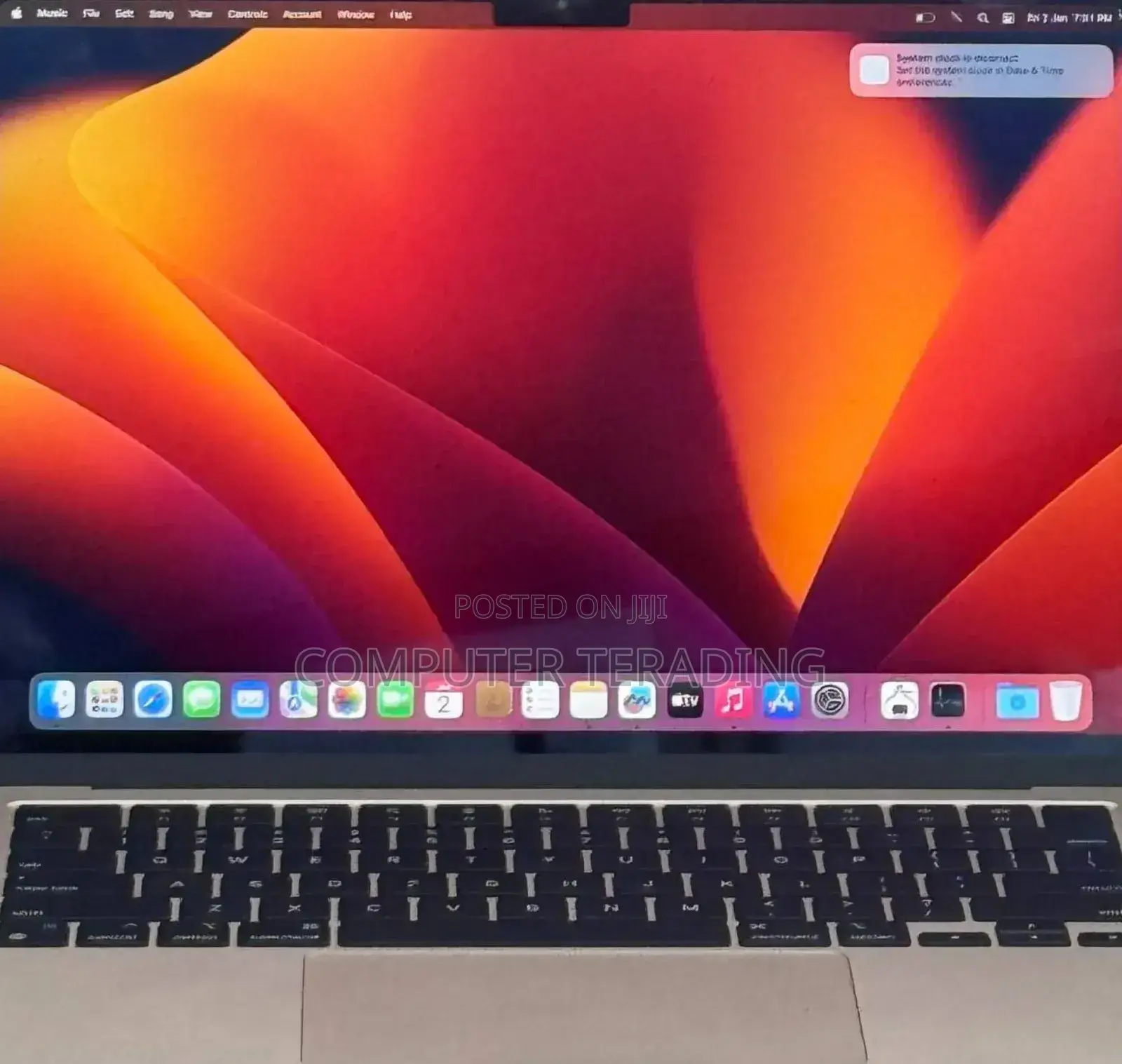 New Laptop Apple MacBook Air 2022 M2 8GB Apple M2 SSD 256GB