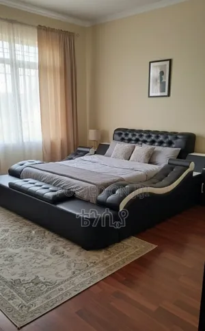 Premium Leather Tufted Bed