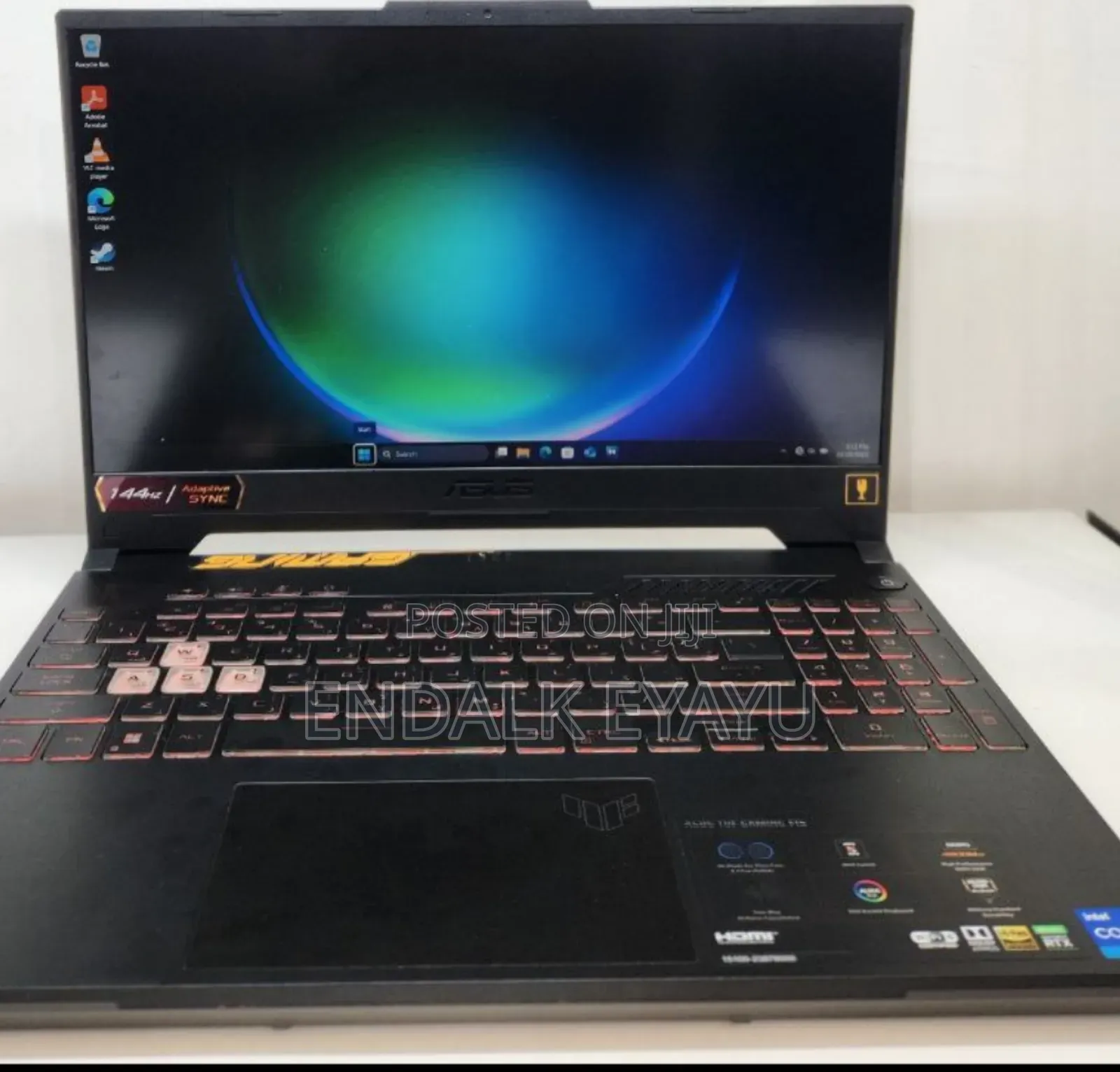 New Laptop Asus TUF Dash F15 16GB Intel Core I7 SSD 512GB