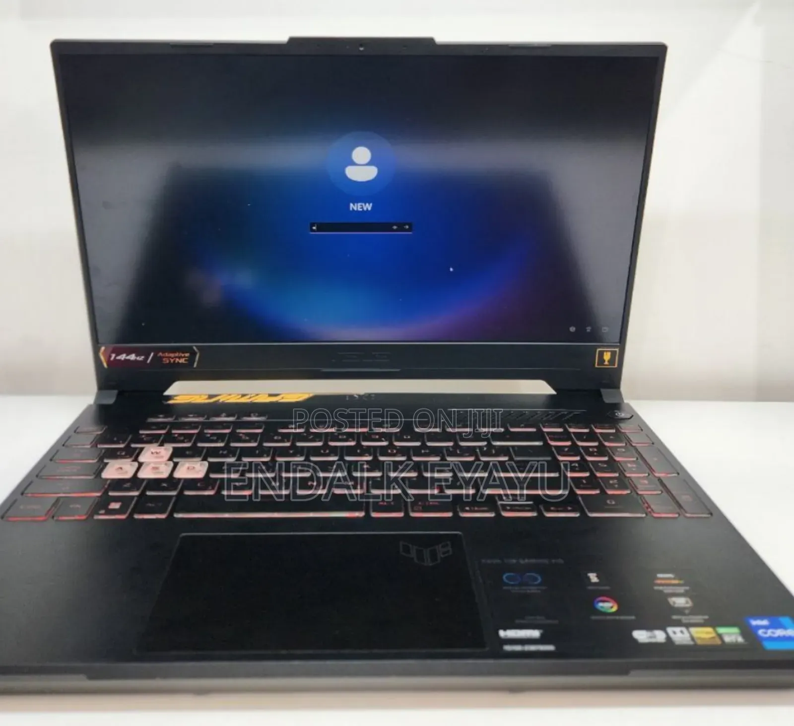 New Laptop Asus TUF Dash F15 16GB Intel Core I7 SSD 512GB