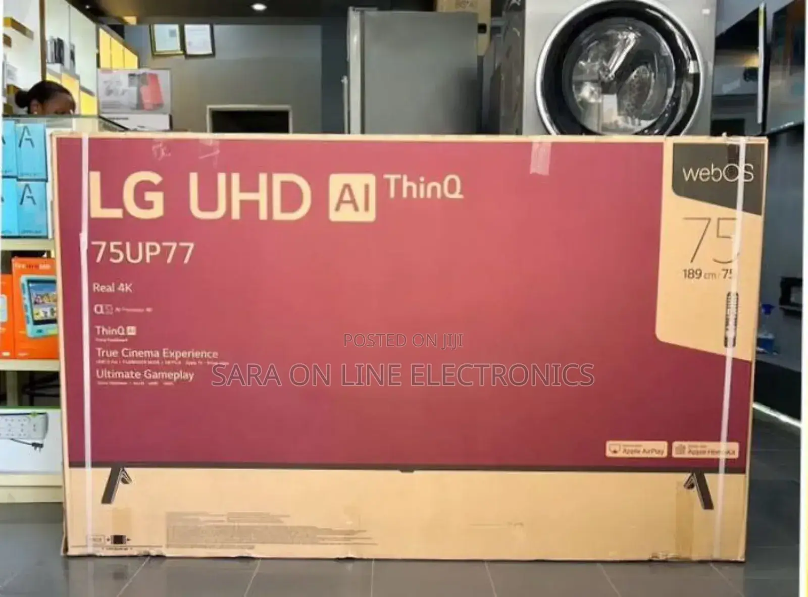 Lg 75" Uhd Smart Android Tv New Model *Free Delivery