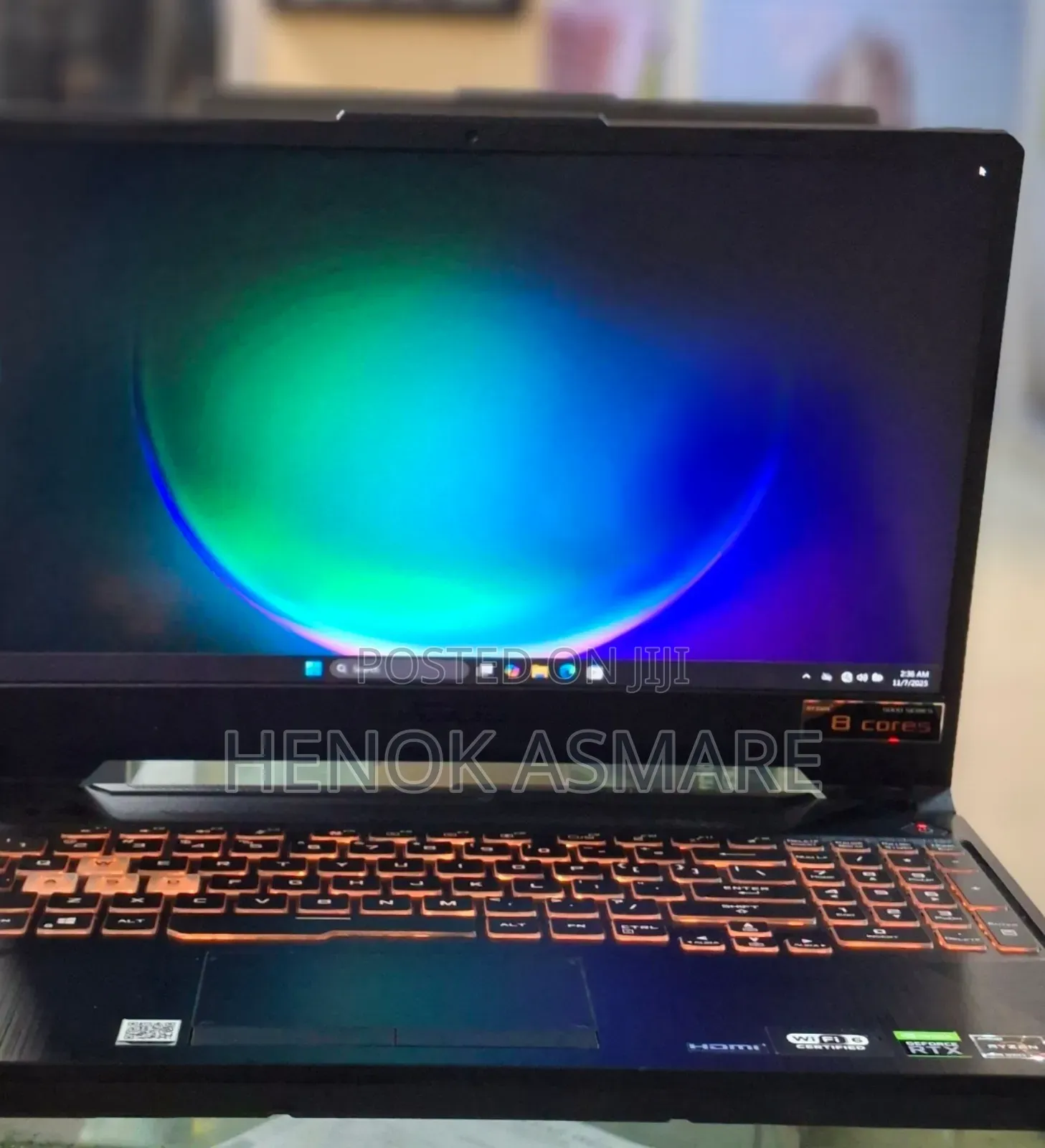 New Laptop Asus TUF Gaming A15 16GB AMD Ryzen 7 SSD 512GB