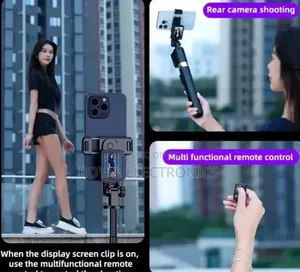 የራሱ Screen የተገተመለት እንደፈለጉ እየተንቀሳቀሱ Photo እና Video የሚነሱበት Gimbal Tripod