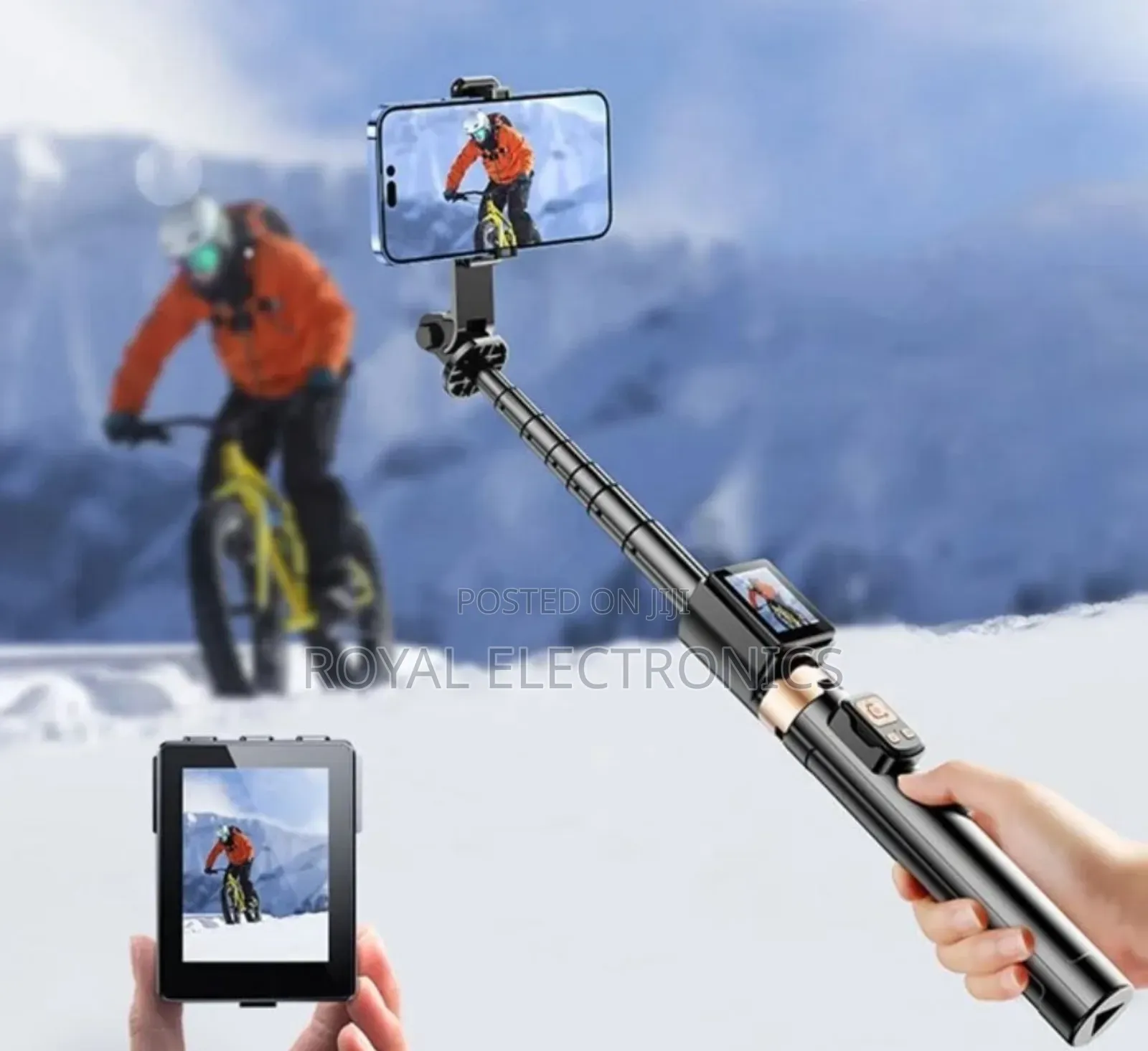 የራሱ Screen የተገተመለት እንደፈለጉ እየተንቀሳቀሱ Photo እና Video የሚነሱበት Gimbal Tripod