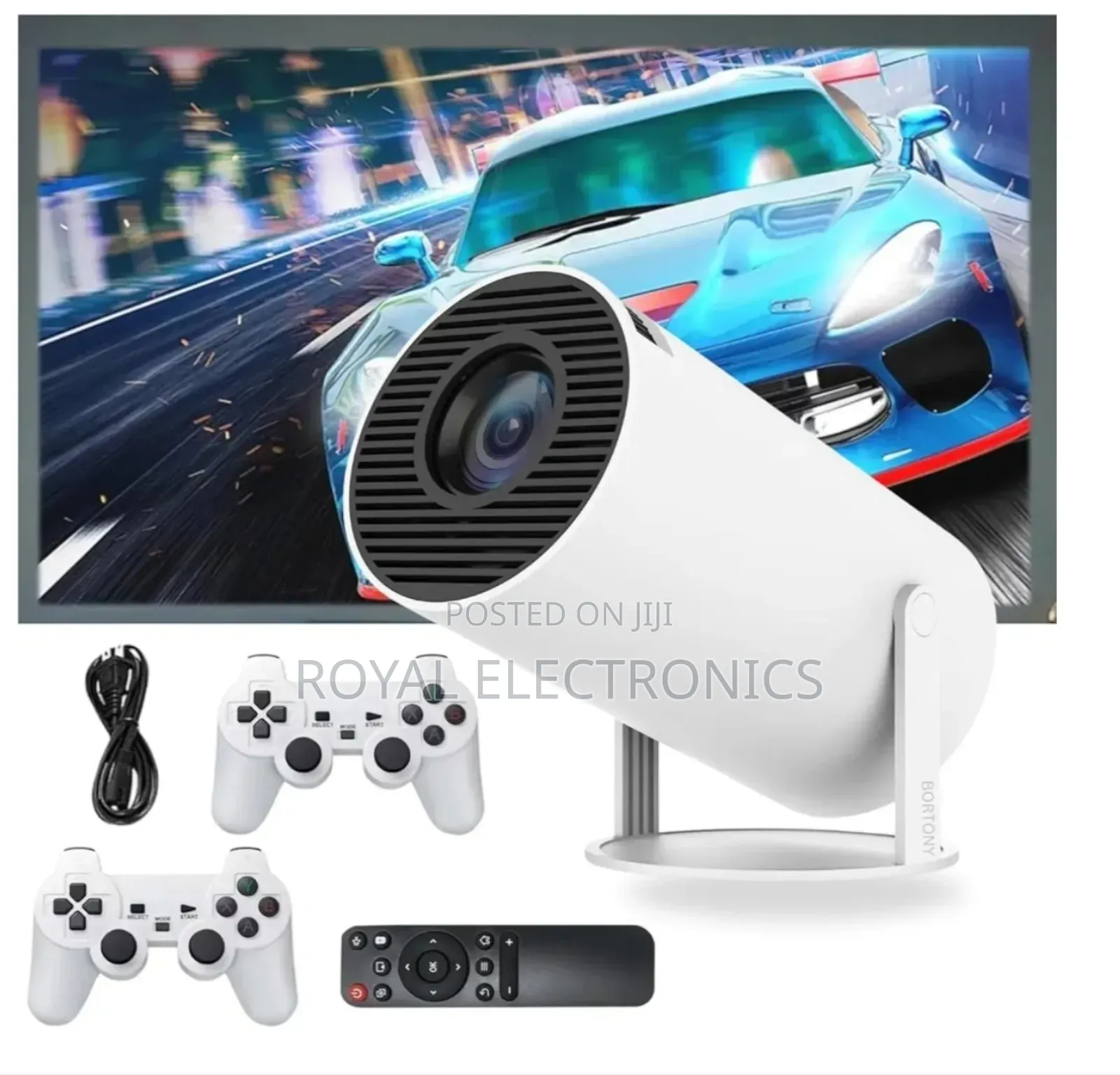 እስከ 150 ኢንች በጥራት አስፍቶ ማሳየት የሚች 2.4g Android Gaming Projector
