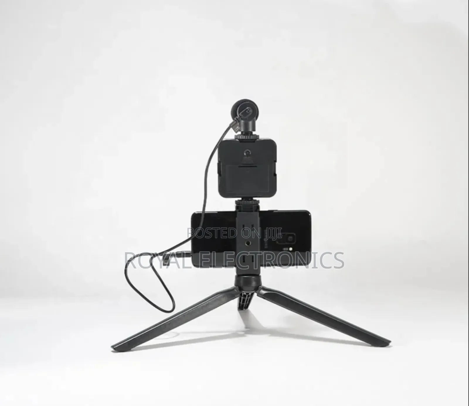 Smartphone Vlogging Kit With Led Fill Light, Microphone and Tripod