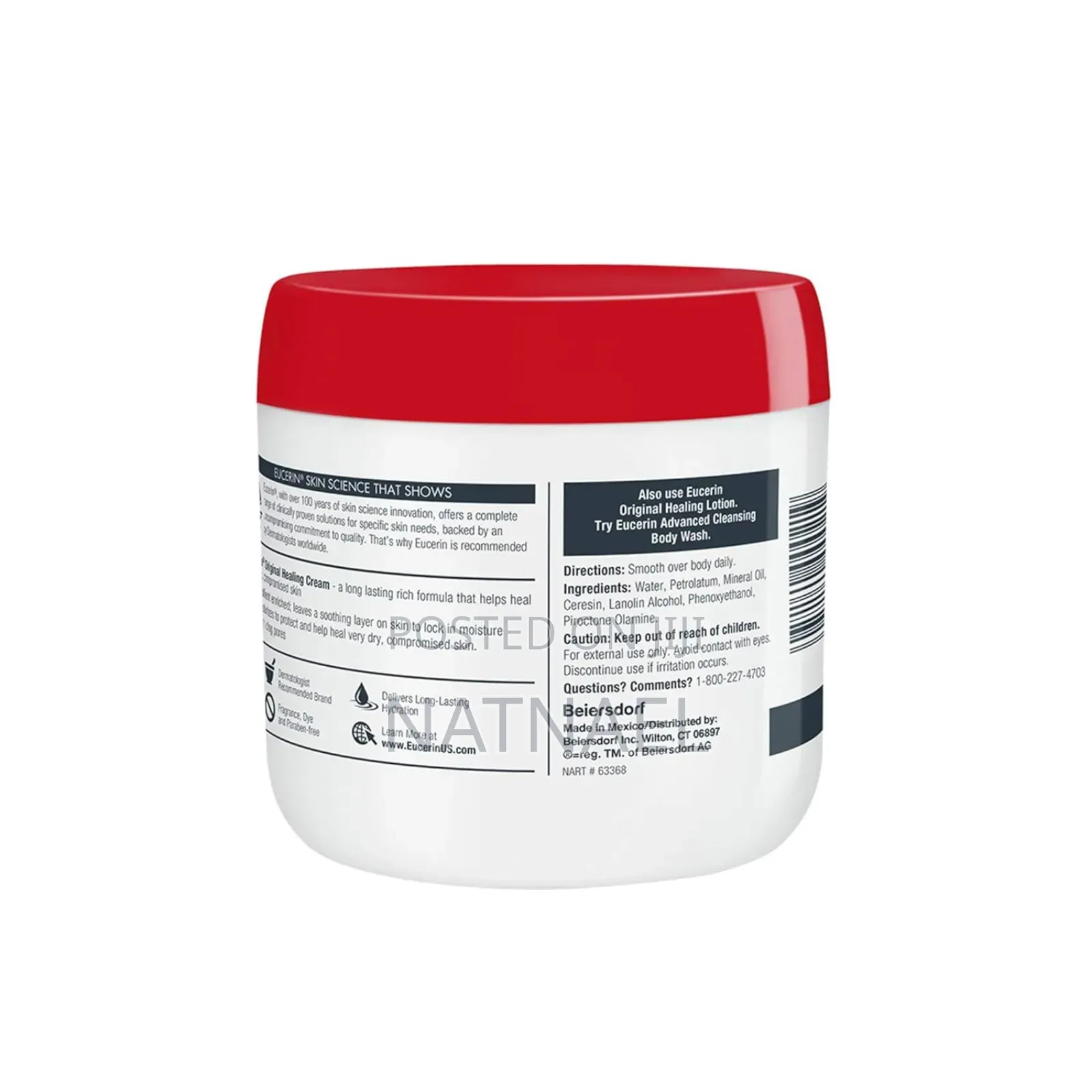 Eucerin Original Healing Cream and the Eucerin Advanced Repair Cream