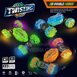 Remote Control Stunt Car 4wd Drift, Spray Smoke, Led Lights