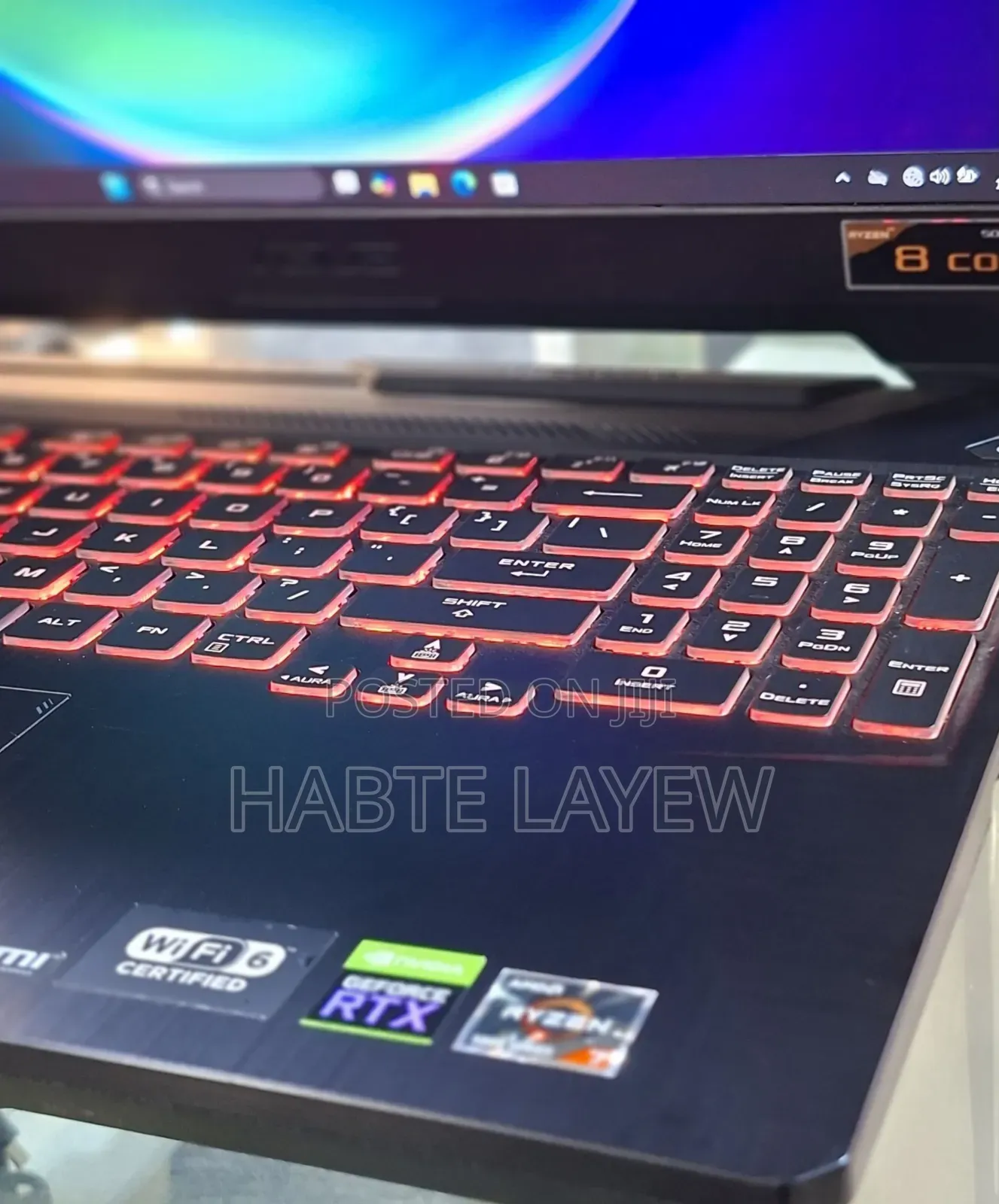 New Laptop Asus TUF Gaming A15 16GB AMD Ryzen 7 SSD 512GB