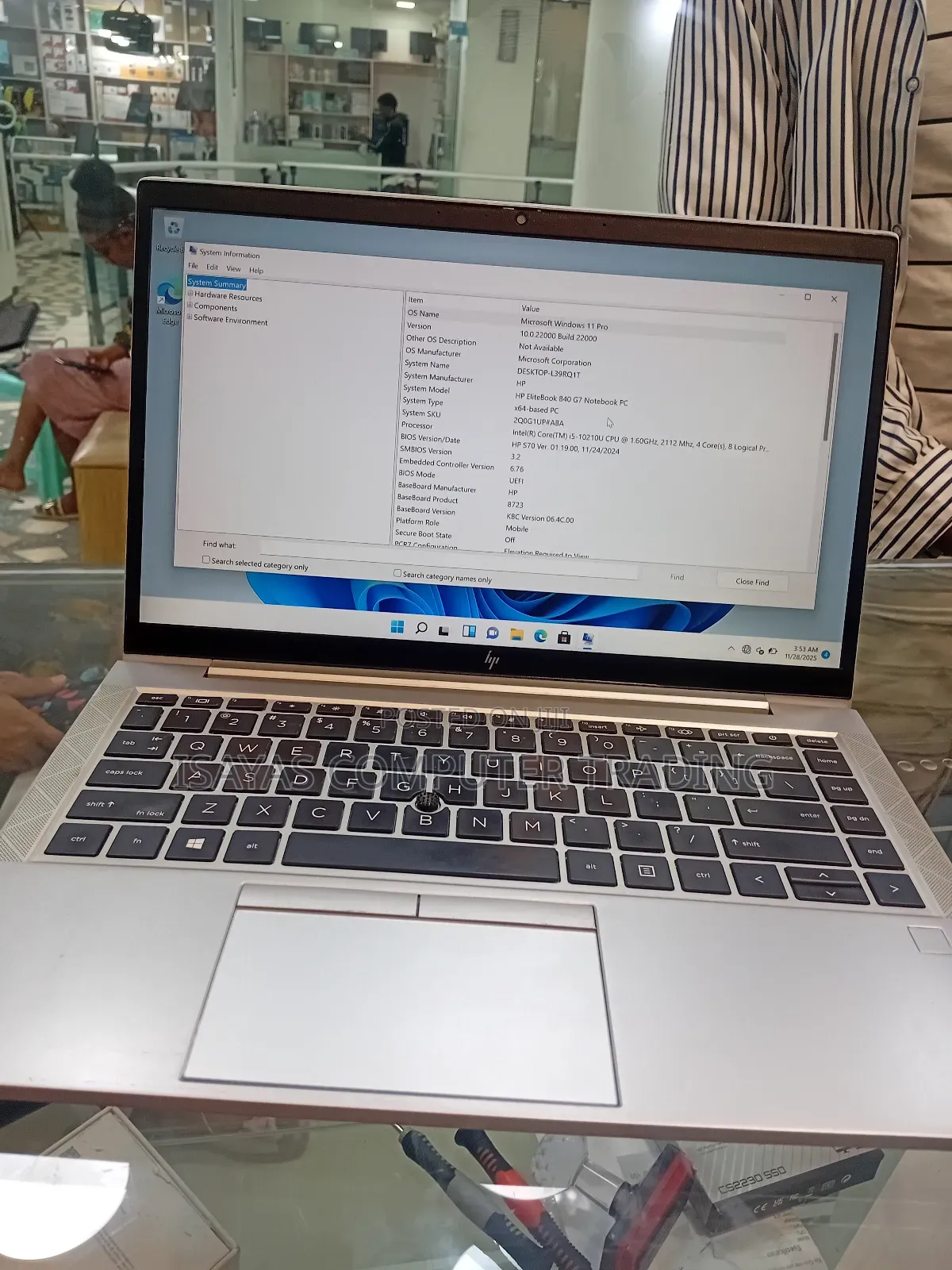 New Laptop HP EliteBook 840 G7 16GB Intel Core I5 SSD 512GB