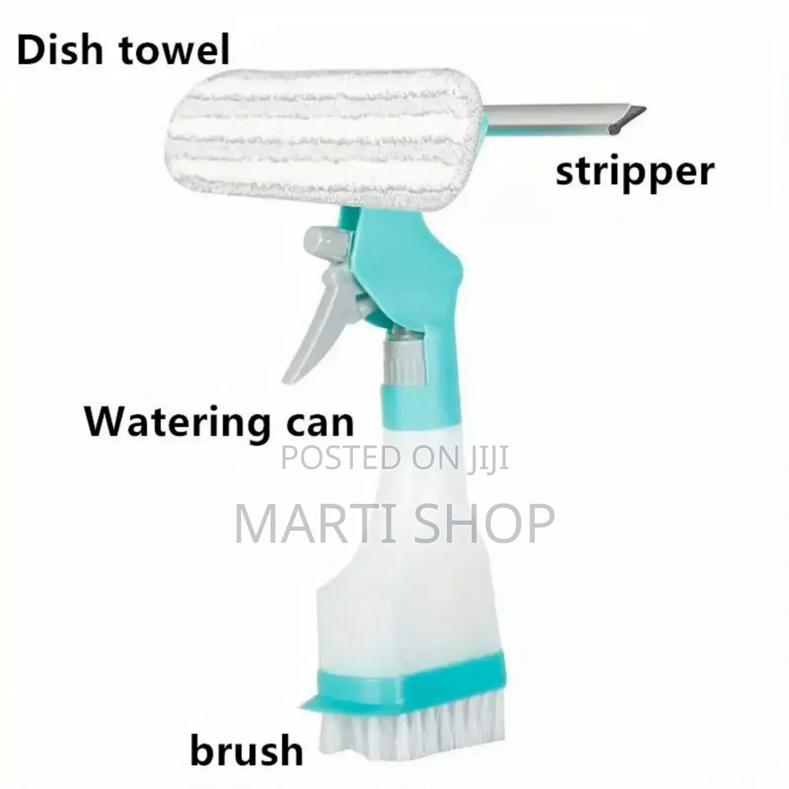 Spraying Window Cleaning Brush