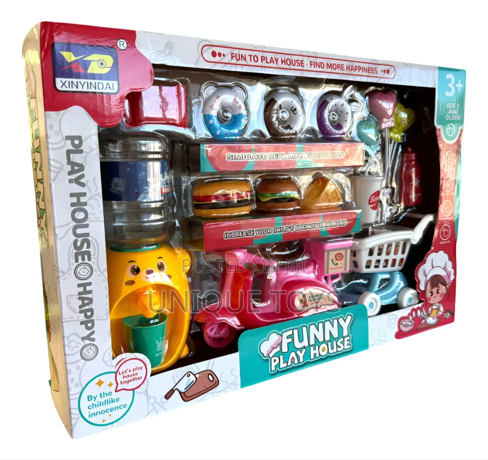 Funny Play House – Mini Kitchen Supermarket Play Set